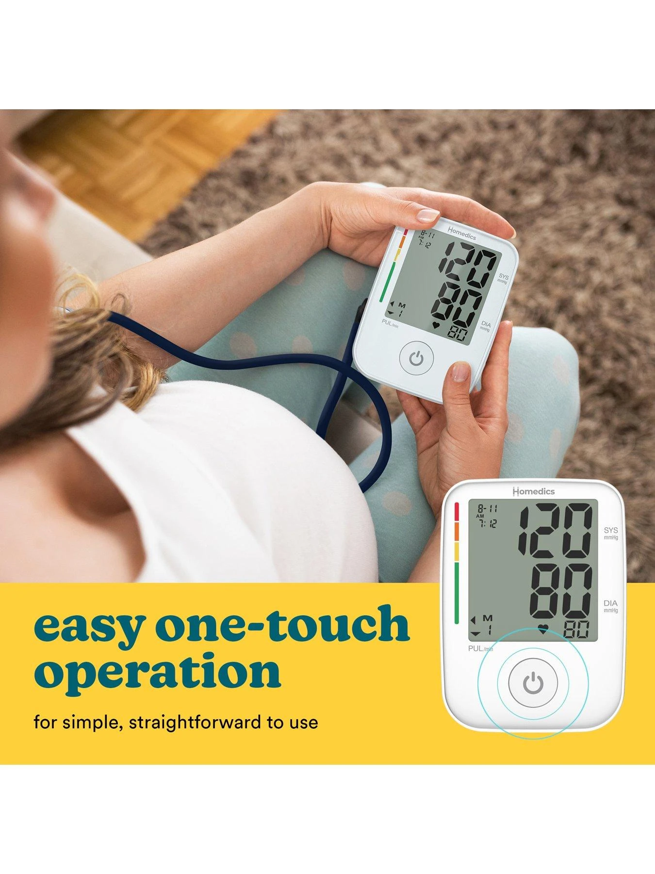 Homedics Homedics Pregnancy Automatic Accurate Blood Pressure Monitor 7 Homedics Homedics Pregnancy Automatic Accurate Blood Pressure Monitor - Image 5