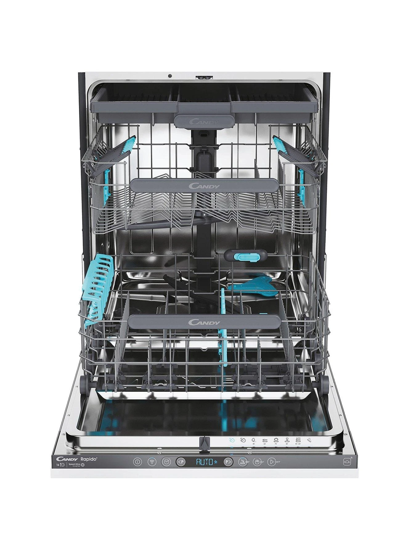 Candy CI6C4F1PMW-80, 60cm Dishwasher, 16 Place Settings, C Energy, Powerwash, WIFI (9.5) - White 3 Candy CI6C4F1PMW-80, 60cm Dishwasher, 16 Place Settings, C Energy, Powerwash, WIFI (9.5) - White