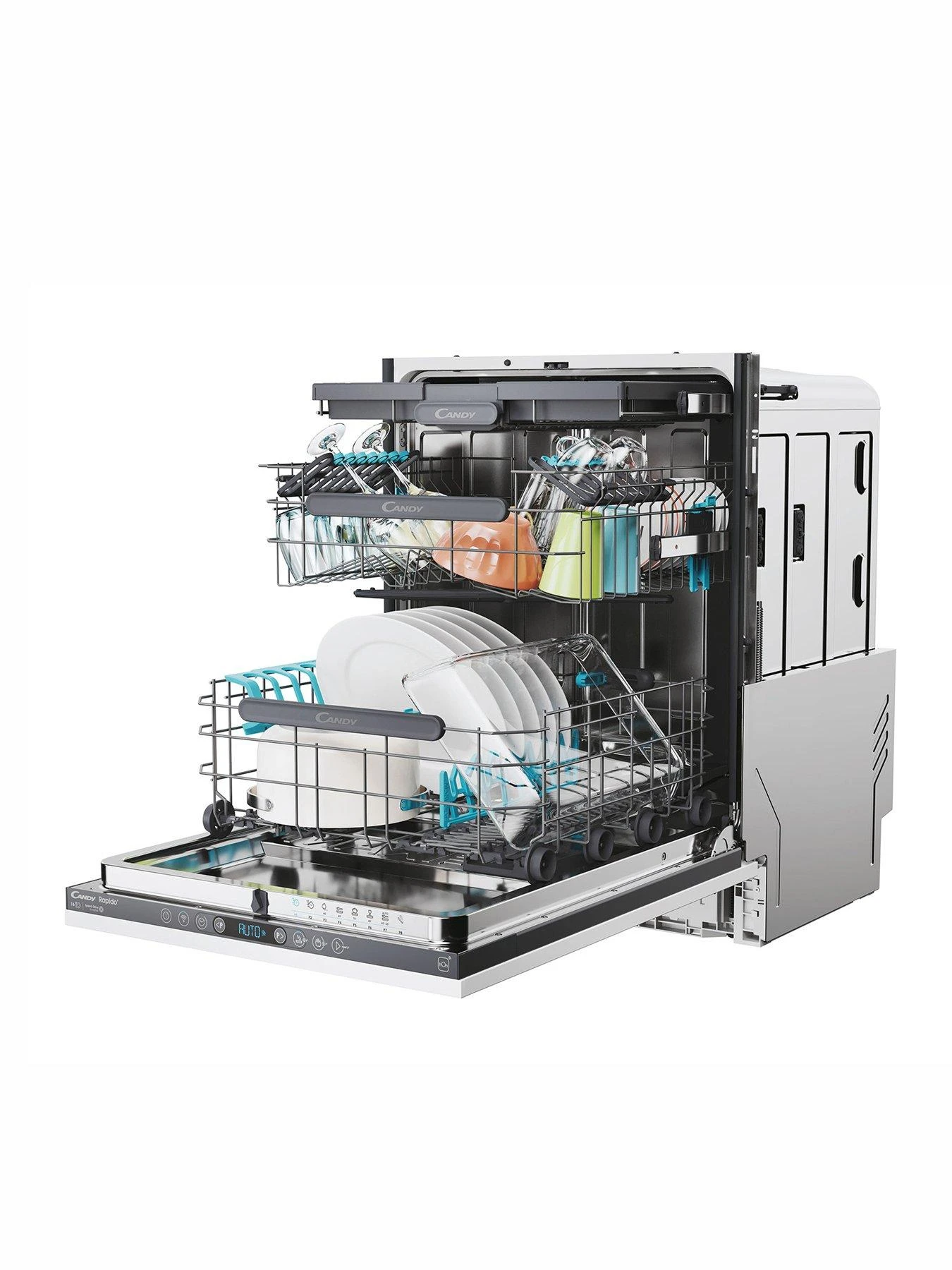 Candy CI6C4F1PMW-80, 60cm Dishwasher, 16 Place Settings, C Energy, Powerwash, WIFI (9.5) - White 5 Candy CI6C4F1PMW-80, 60cm Dishwasher, 16 Place Settings, C Energy, Powerwash, WIFI (9.5) - White - Image 3