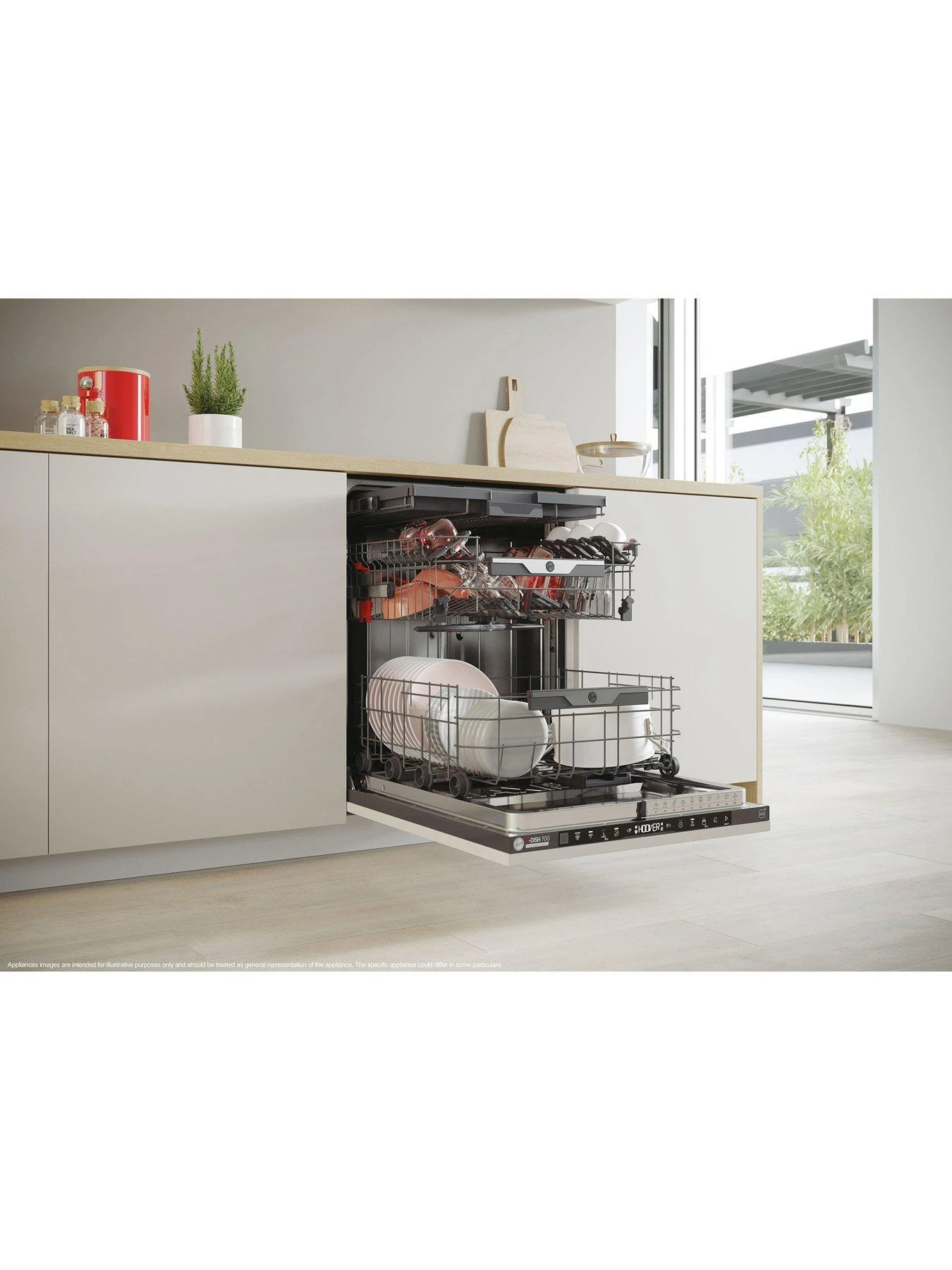 Hoover HI6C4S1PTA-80, 60cm Dishwasher, 16 Place Settings, C Energy, WIFI - Anthracite 7 Hoover HI6C4S1PTA-80, 60cm Dishwasher, 16 Place Settings, C Energy, WIFI - Anthracite - Image 5