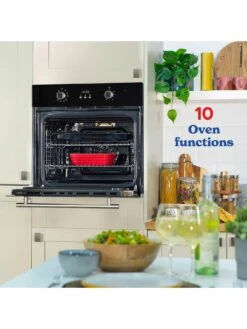 Russell Hobbs RHEO7005B 70L BUILT IN MULTIFUNCTIONAL ELECTRIC FAN OVEN Black 12 Russell Hobbs RHEO7005B 70L BUILT IN MULTIFUNCTIONAL ELECTRIC FAN OVEN Black -Appliance Pro VOQK5 SQ4 0000000004 BLACK SLd2