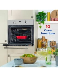 Russell Hobbs RHEO7005SS 70L BUILT IN MULTIFUNCTIONAL ELECTRIC FAN OVEN Stainless Steel 10 Russell Hobbs RHEO7005SS 70L BUILT IN MULTIFUNCTIONAL ELECTRIC FAN OVEN Stainless Steel -Appliance Pro VOQK6 SQ3 0000000166 STAINLESS STEEL SLd1