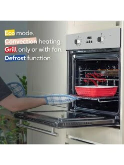 Russell Hobbs RHEO7005SS 70L BUILT IN MULTIFUNCTIONAL ELECTRIC FAN OVEN Stainless Steel 12 Russell Hobbs RHEO7005SS 70L BUILT IN MULTIFUNCTIONAL ELECTRIC FAN OVEN Stainless Steel -Appliance Pro VOQK6 SQ5 0000000166 STAINLESS STEEL SLd3