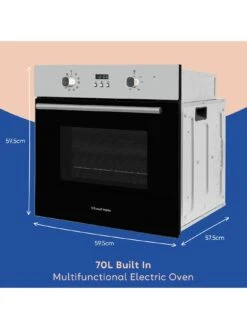 Russell Hobbs RHEO7005SS 70L BUILT IN MULTIFUNCTIONAL ELECTRIC FAN OVEN Stainless Steel 13 Russell Hobbs RHEO7005SS 70L BUILT IN MULTIFUNCTIONAL ELECTRIC FAN OVEN Stainless Steel -Appliance Pro VOQK6 SQ6 0000000166 STAINLESS STEEL SLd4