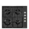 Russell Hobbs RH60GH401B 60cm 4 Burner Gas Hob - Black 1 Russell Hobbs RH60GH401B 60cm 4 Burner Gas Hob - Black -Appliance Pro VOQKI SQ1 0000000004 BLACK SLf