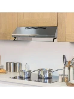 Russell Hobbs RHVSRCH602SS-M 60CM WIDE STAINLESS STEEL VISOR COOKER HOOD Stainless Steel -Appliance Pro VOQKP SQ3 0000000166 STAINLESS STEEL SLd1