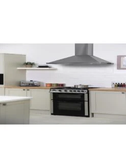 Russell Hobbs RHSCH901SS-M 90CM WIDE STAINLESS STEEL CHIMNEY COOKER HOOD Stainless Steel -Appliance Pro VOQKR SQ6 0000000166 STAINLESS STEEL SLd4