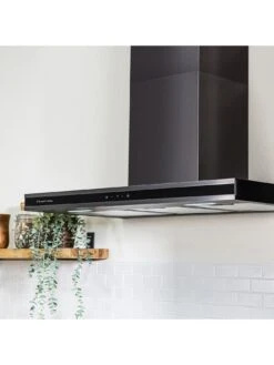 Russell Hobbs MIDNIGHT RHGCH903DS 90CM T-SHAPED CHIMNEY COOKER HOOD Dark Steel -Appliance Pro VOQKT SQ5 0000000946 DARK STEEL SLd3