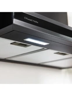 Russell Hobbs MIDNIGHT RHGCH903DS 90CM T-SHAPED CHIMNEY COOKER HOOD Dark Steel -Appliance Pro VOQKT SQ7 0000000946 DARK STEEL ICf