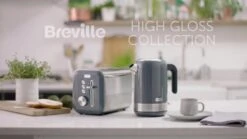 Breville High Gloss Kettle Grey -Appliance Pro VOVNM SQ8 0000000005 GREY DVvL