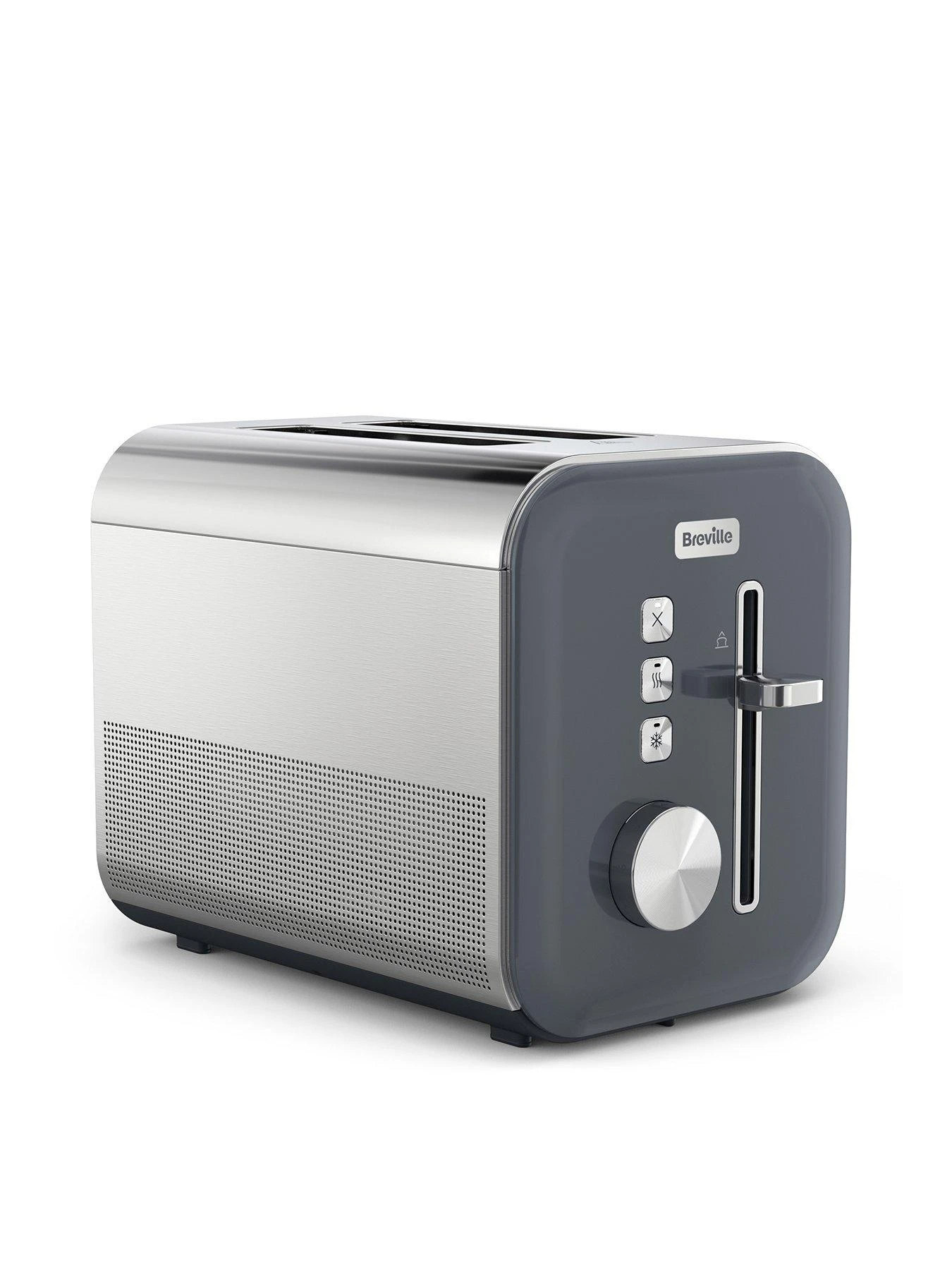 Breville High Gloss 2S Toaster Grey 3 Breville High Gloss 2S Toaster Grey