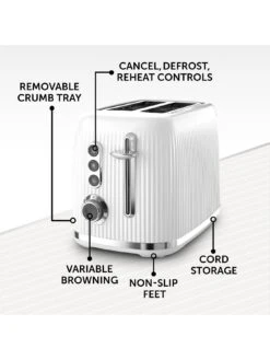 Breville Bold Toaster White -Appliance Pro VOVNP SQ4 0000000013 WHITE SLd2