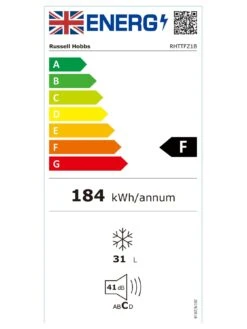 Russell Hobbs RHTTFZ1B Table Top Freezer - Black -Appliance Pro VOXO0 SQ7 0000000004 BLACK ICf