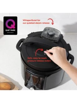 Instant Pot Duo Plus 6, 9-in-1 Whisper Quiet Electric Pressure Cooker 11 Instant Pot Duo Plus 6, 9-in-1 Whisper Quiet Electric Pressure Cooker -Appliance Pro VP2QX SQ3 0000000004 BLACK SLd1