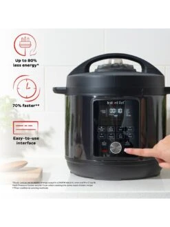 Instant Pot Duo Plus 6, 9-in-1 Whisper Quiet Electric Pressure Cooker 12 Instant Pot Duo Plus 6, 9-in-1 Whisper Quiet Electric Pressure Cooker -Appliance Pro VP2QX SQ4 0000000004 BLACK SLd2