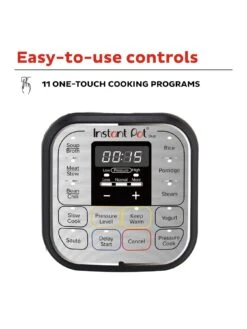 Instant Pot Duo Mini Smart Cooker 3L - Pressure Cooker, Slow Cooker, Rice Cooker, Saute Pan, Yoghurt Maker, Steamer And Food Warmer  -Appliance Pro VP2QZ SQ3 0000000166 STAINLESS STEEL SLd1