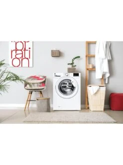Hoover H3W492DA4/1-80 Washing Machine, 9kg, 1400 Spin - White 10 Hoover H3W492DA4/1-80 Washing Machine, 9kg, 1400 Spin - White -Appliance Pro VP5GQ SQ6 0000000013 WHITE SLd4