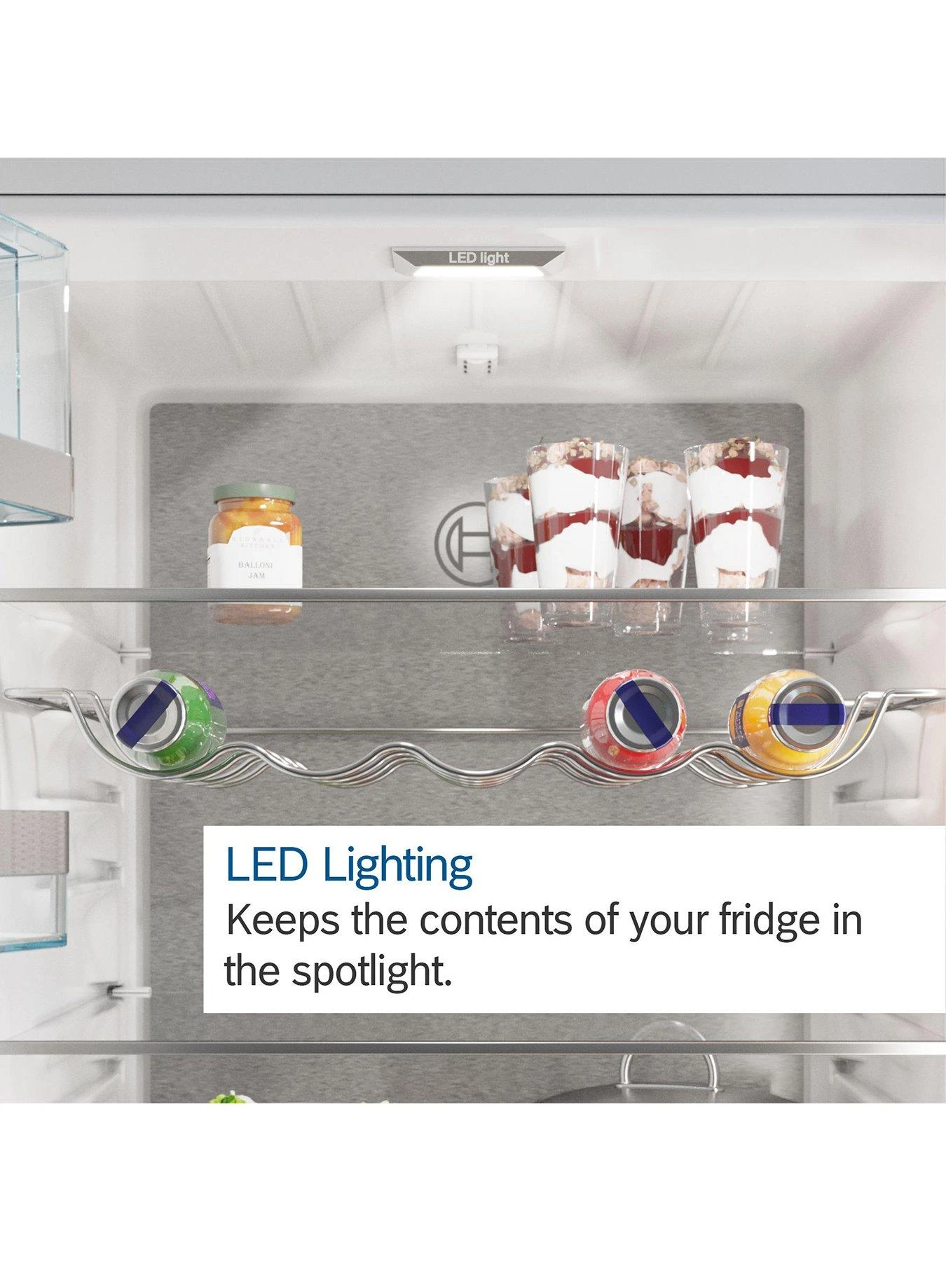 Bosch Series 4 KGV39VWEAG 60cm Wide, VitaFresh, 70/30 Split, Low Frost Fridge Freezer - White 8 Bosch Series 4 KGV39VWEAG 60cm Wide, VitaFresh, 70/30 Split, Low Frost Fridge Freezer - White - Image 6