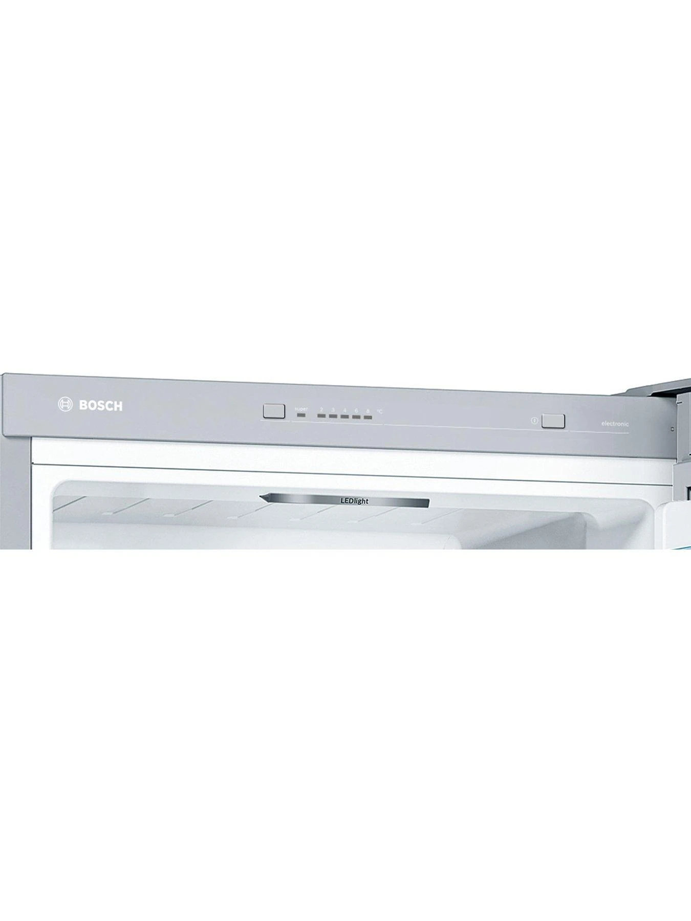 Bosch Series 4 KGV39VLEAG 60cm Wide, VitaFresh, 70/30 Split, Low Frost Fridge Freezer - Silver 5 Bosch Series 4 KGV39VLEAG 60cm Wide, VitaFresh, 70/30 Split, Low Frost Fridge Freezer - Silver - Image 3
