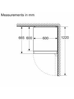 Bosch Series 4 KGN392LDFG 60cm Wide, VitaFresh, No Frost Fridge Freezer - Silver -Appliance Pro VP9EP SQ7 0000000035 SILVER ICf