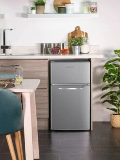 Russell Hobbs RH48UCFF2SS 48cm Wide Under-Counter Fridge Freezer - Stainless Steel -Appliance Pro VPAUT SQ2 0000000088 NO COLOR SLd