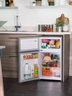 Russell Hobbs RH48UCFF2SS 48cm Wide Under-Counter Fridge Freezer - Stainless Steel -Appliance Pro VPAUT SQ4 0000000088 NO COLOR SLd2