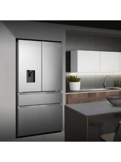 Hisense RF749N4SWSE Pureflat 90cm French Door, American Fridge Freezer - Stainless Steel -Appliance Pro VPJ3X SQ3 0000000035 SILVER SLd1