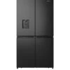 Hisense RQ758N4SWFE Pureflat 90cm Cross Door, American Fridge Freezer - Black Stainless Steel -Appliance Pro VPJ41 SQ1 0000000004 BLACK SLf