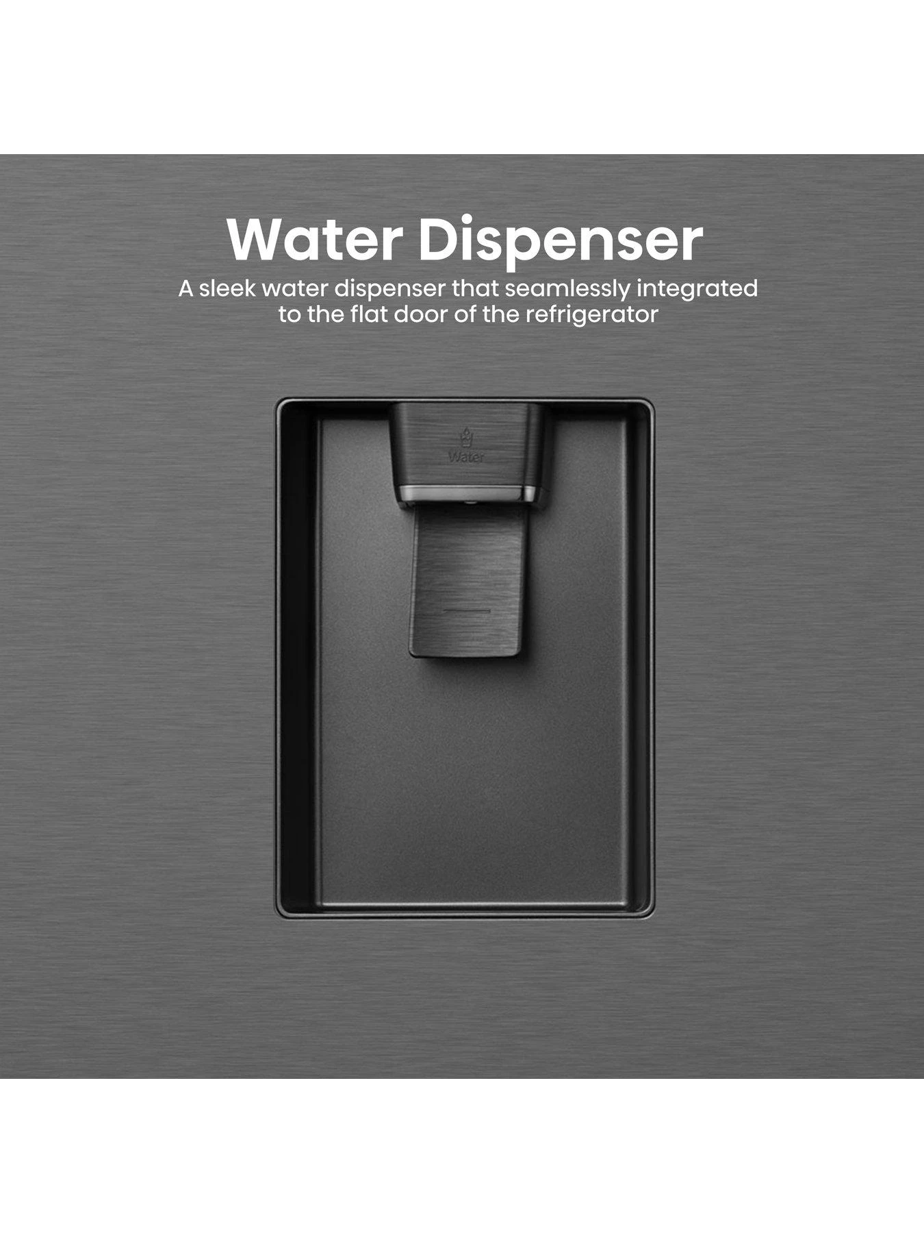 Hisense RQ758N4SWFE Pureflat 90cm Cross Door, American Fridge Freezer - Black Stainless Steel 7 Hisense RQ758N4SWFE Pureflat 90cm Cross Door, American Fridge Freezer - Black Stainless Steel - Image 5