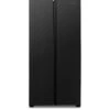 Fridgemaster MS83430EB 80cm Wide Side By Side, American Fridge Freezer - Black -Appliance Pro VPJ46 SQ1 0000000004 BLACK SLf
