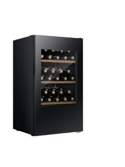 Hisense RW12D4NWG0 48cm Wide, 30 Bottle, Freestanign Wine Cooler - Black -Appliance Pro VPJ4L SQ4 0000000004 BLACK SLd2