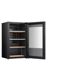 Hisense RW12D4NWG0 48cm Wide, 30 Bottle, Freestanign Wine Cooler - Black -Appliance Pro VPJ4L SQ5 0000000004 BLACK SLd3
