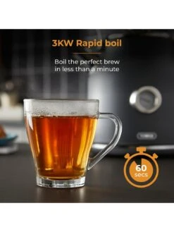 Tower T10063GRY Renaissance 1.7L 3kW Kettle - Grey -Appliance Pro VQ4RS SQ3 0000000088 NO COLOR SLd1