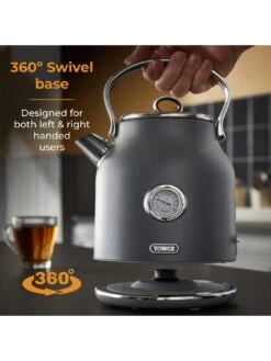 Tower T10063GRY Renaissance 1.7L 3kW Kettle - Grey -Appliance Pro VQ4RS SQ5 0000000088 NO COLOR SLd3