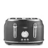 Tower T20065BLK Renaissance 4-Slice Toaster, 1630W, Black -Appliance Pro VQ4RV SQ1 0000000088 NO COLOR SLf