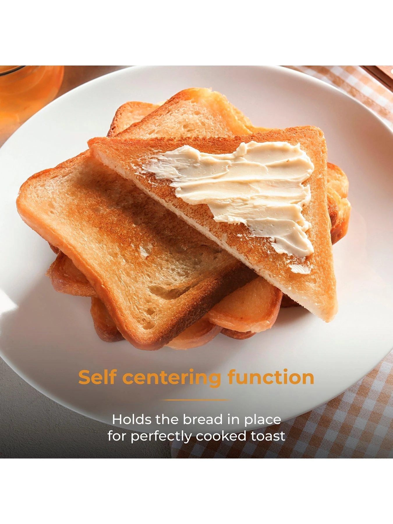 Tower T20065GRY Renaissance 4-Slice Toaster - Grey 8 Tower T20065GRY Renaissance 4-Slice Toaster - Grey - Image 6