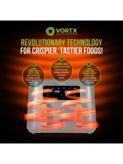 Tower Vortx Dual Basket Air Fryer 8.5L Grey 13 Tower Vortx Dual Basket Air Fryer 8.5L Grey -Appliance Pro VQ4RY SQ6 0000000088 NO COLOR SLd4