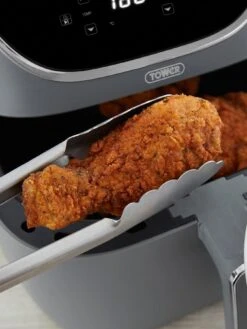 Tower T17127GRY Vortx Air Fryer With Digital Control Panel, 1700W, 6L, Grey -Appliance Pro VQ4S1 SQ4 0000000088 NO COLOR SLd2