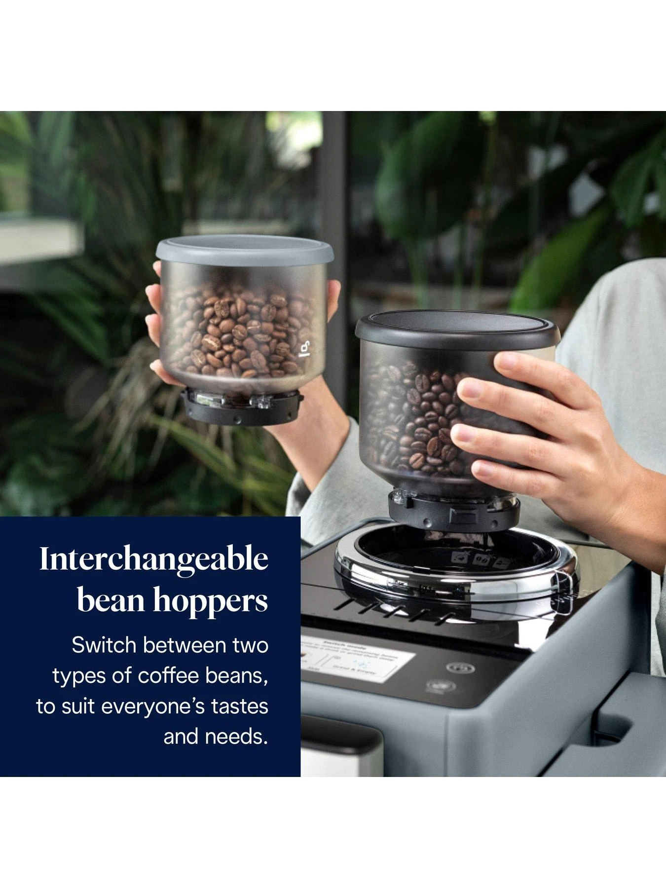 DeLonghi Rivelia Bean To Cup Coffee Machine - Grey EXAM440.55. 5 DeLonghi Rivelia Bean To Cup Coffee Machine - Grey EXAM440.55. - Image 3