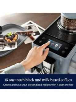 DeLonghi Rivelia Bean To Cup Coffee Machine - Grey EXAM440.55. 11 DeLonghi Rivelia Bean To Cup Coffee Machine - Grey EXAM440.55. -Appliance Pro VQAIK SQ4 0000000005 GREY SLd2