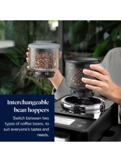 DeLonghi Rivelia Bean To Cup Coffee Machine - Black EXAM440.55. -Appliance Pro VQAIM SQ3 0000000004 BLACK SLd1