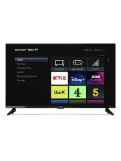Sharp 32FD2K, 32-inch, HD-Ready, Roku Smart TV -Appliance Pro VQSOE SQ7 0000000004 BLACK ICf