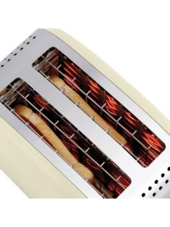 Russell Hobbs Stainless Steel 2-Slice Toaster - Cream -Appliance Pro VQUMF SQ6 0000000067 CREAM SLd4