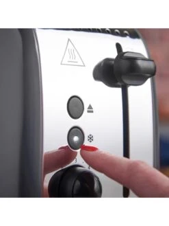 Russell Hobbs Stainless Steel 2-Slice Toaster - Grey -Appliance Pro VQUMH SQ2 0000000005 GREY SLd