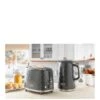 Daewoo 2 SET BUNDLE - 1.7L KETTLE 3KW & 2 SLICE HONEYCOMB TOASTER GREY -Appliance Pro VR5HE SQ1 0000000099 N A SLf