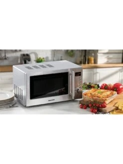 Daewoo 20L 700W Microwave With Grill Function Stainless Steel Cavity -Appliance Pro VR5HW SQ3 0000000099 N A SLd1