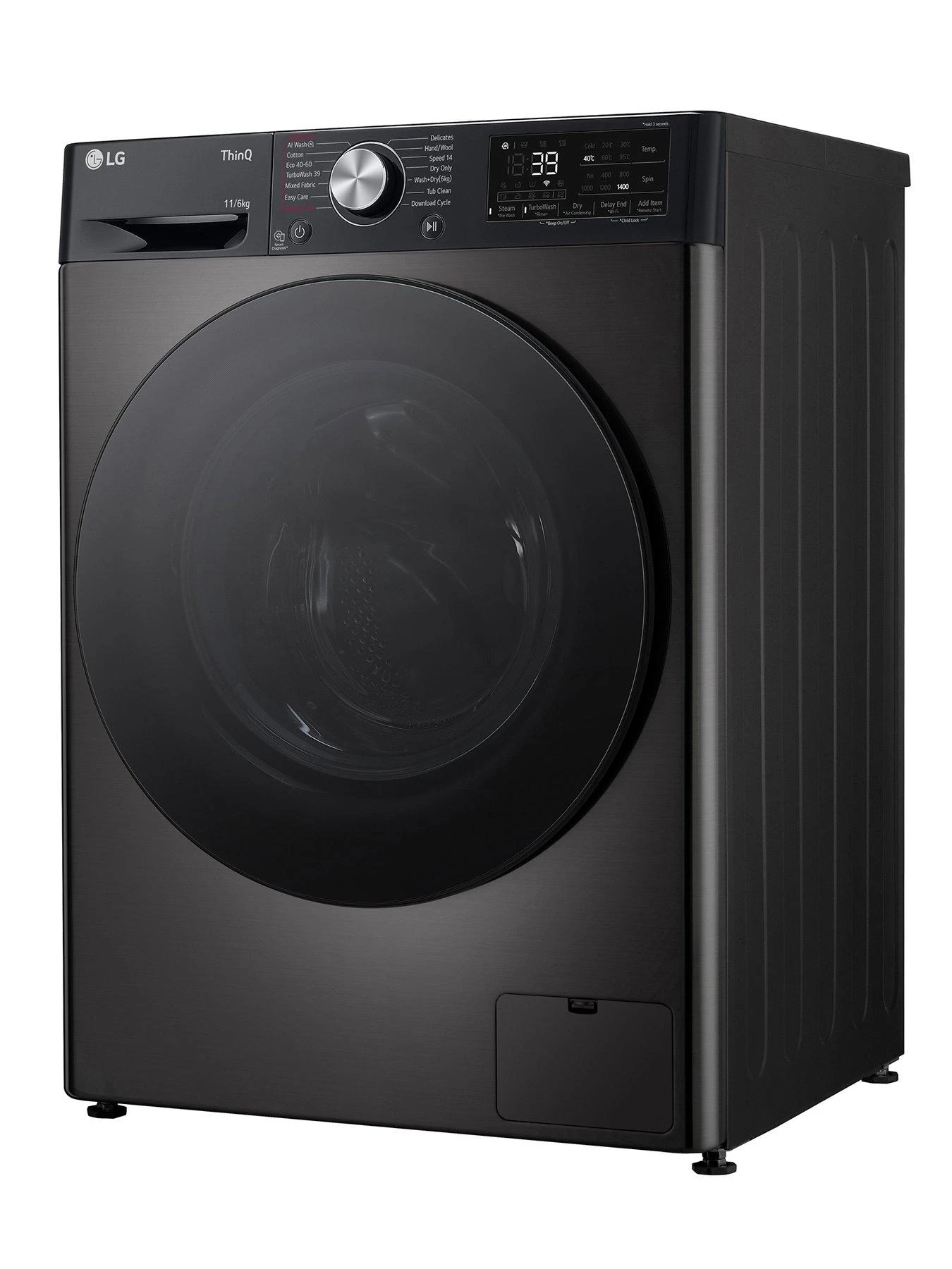 LG TurboWash360 FWY916BBTN1 11kg / 6kg Washer Dryer - Platinum Black - A-10% / D Rated 5 LG TurboWash360 FWY916BBTN1 11kg / 6kg Washer Dryer - Platinum Black - A-10% / D Rated - Image 3