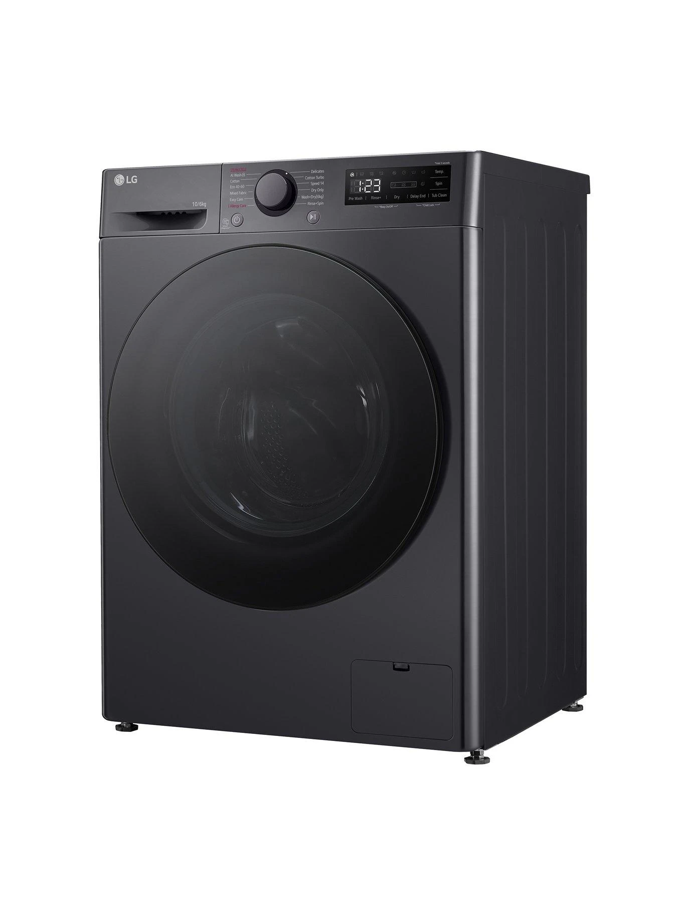 LG TurboWash FWY606GBLN1 10kg / 6kg Washer Dryer - Slate Grey - A-10% / D Rated 4 LG TurboWash FWY606GBLN1 10kg / 6kg Washer Dryer - Slate Grey - A-10% / D Rated - Image 2