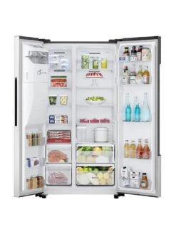 LG GSM32HSBEH Side-by-Side Fridge Freezer - Silver - 562L - E Rated -Appliance Pro VR61M SQ2 0000000035 SILVER SLd