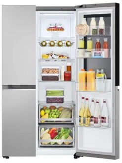 LG InstaView GSVV80PYLL Side-by-Side Fridge Freezer - Prime Silver - 655L - E Rated -Appliance Pro VR61Q SQ2 0000000088 NO COLOR SLd